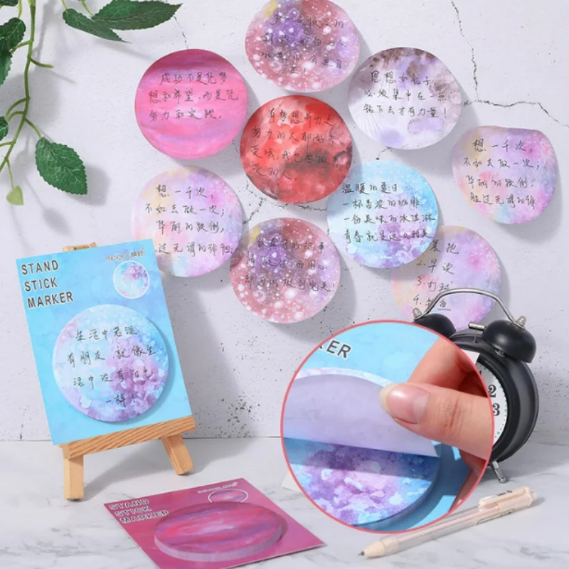 24pcs/lot Kawaii Planet Memo Pad Sticky Notes Cute N Times Stationery Label Notepad Bookmark Post School Supplies