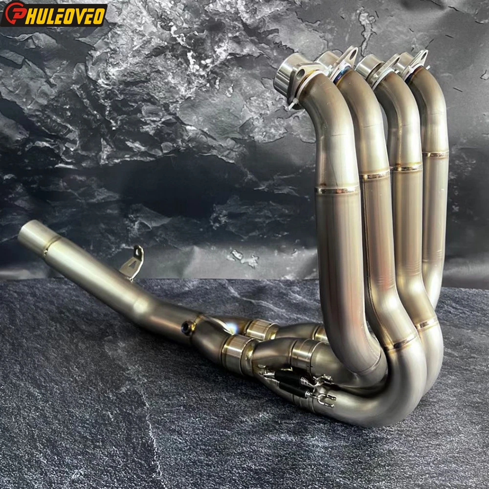 Titanium Alloy for Kawasaki ZH2 Z H2 2020-2023 ZH2 SE Z H2 SE 2021-2023 Motorcycle Exhaust System Header Collector Front Pipe