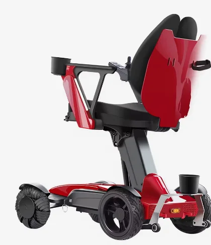 Senior-specific intelligent fully automatic lightweight foldable transportation vehicle - high-end little red car