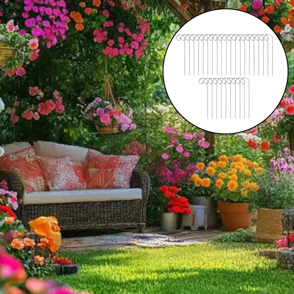 Label Display Rack Garden Sign Holder Garden Labeling Weatherproof Hook Design Stable Placement Easy Installation
