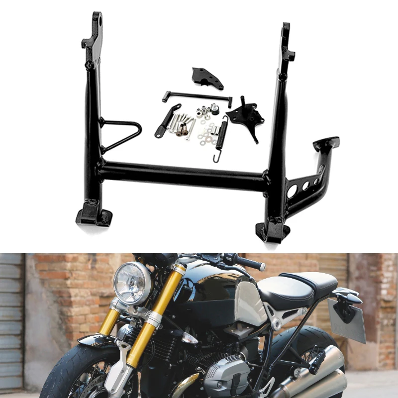 R nine T Pure Motorcycle Kickstand Central Parking Stand Center Holder Support Bracket Fit For BMW RnineT Racer 2014-2022 2023