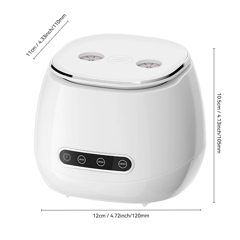 48KHZ Ultrasonic Automatic Denture Cleaner USB Deep Cleaning Machine for Jewelry Watch Strap Makeup Brush - Dental Care Accessor