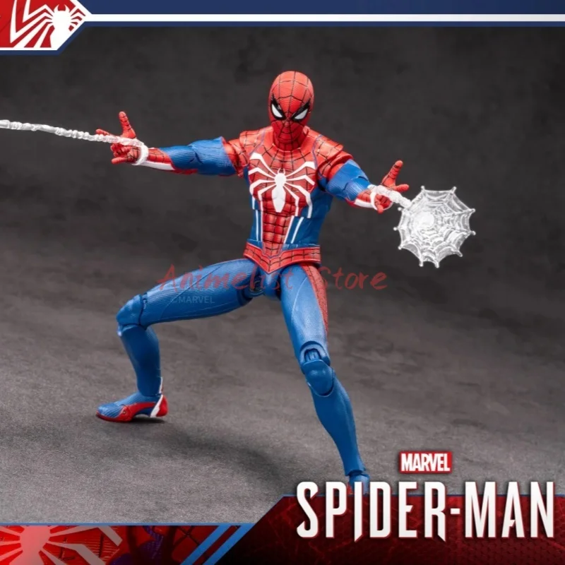 Zd brinquedos spiderman figura de ação homem aranha terno avançado 2.0 anime estatueta estátua original modelo coleção decoração presente brinquedo