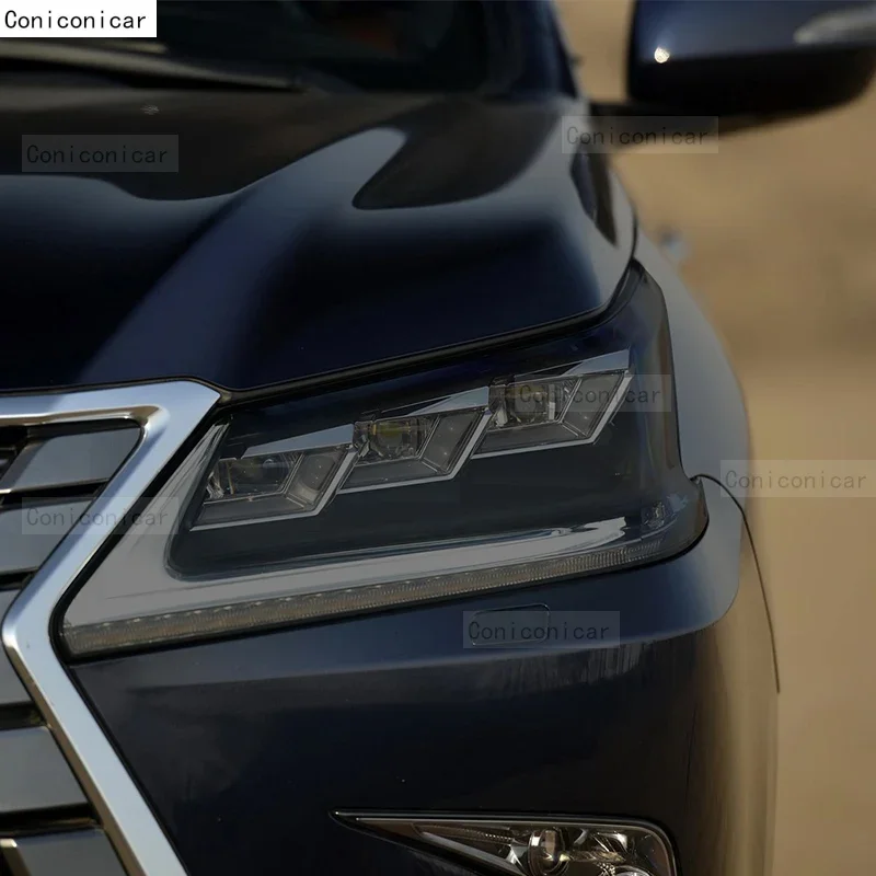 طبقة رقيقة واقية ملصقات بولي يوريثان لكزس LX 570 2015-2021 سيارة العلوي شفافة سوداء المضادة للخدش اكسسوارات PPF تجميل