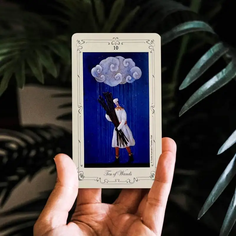 Tarocchi inglesi per la divinazione uso personale Poker Size occulto tarocchi di Stella Oracle Deck vendita calda Romance giochi da tavolo