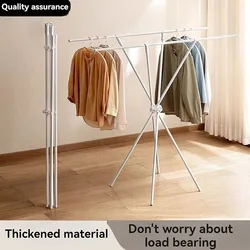 Folding clothes rack, floor to ceiling, indoor balcony, clothes rack, bedroom, invisible clothes rack, quilt drying tool