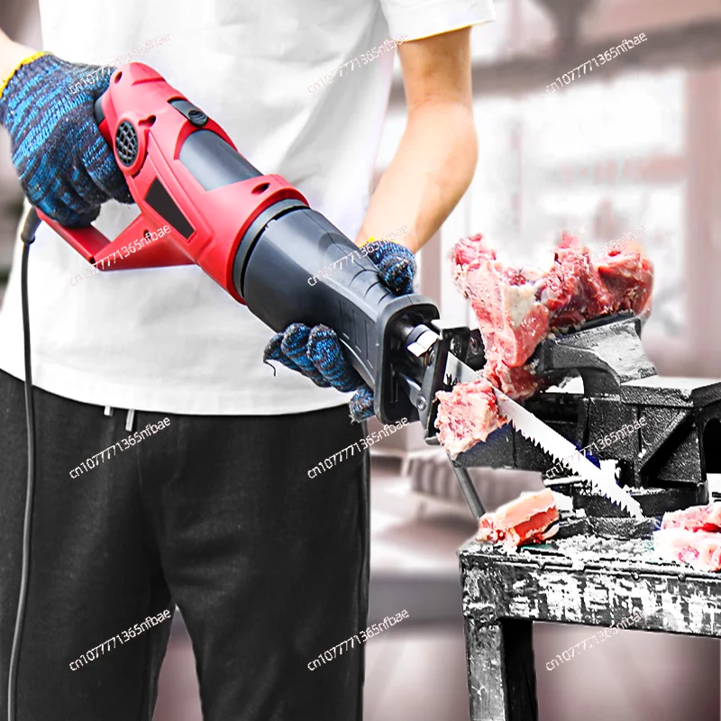 Electric Bone Cutting Machine Bone Sawing Machine for Home Trotters Steak Frozen Meat Frozen Fish Bone Chainsaw Cutting Tools