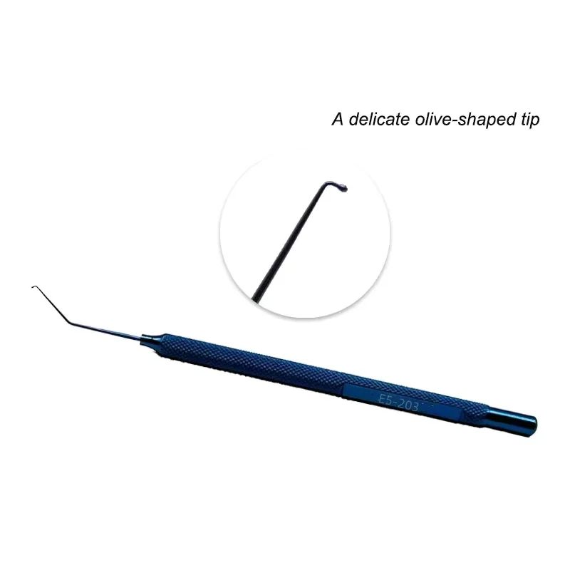 เครื่องมือจักษุวิทยา เครื่องมือจัดการแผ่นกระจกตา LASIK ที่มีปลายรูปทรงมะกอกที่ละเอียดอ่อน