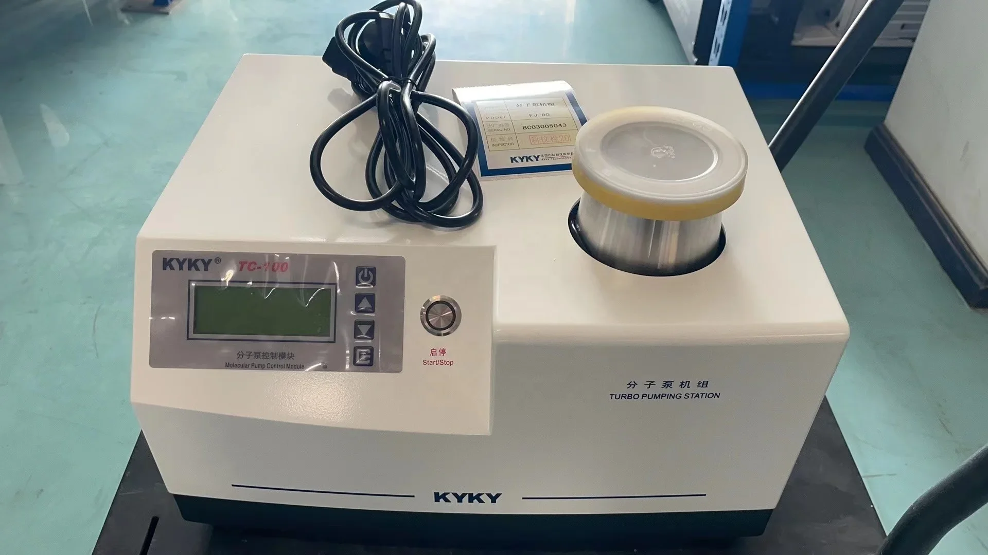 Kyky FJ-80E Turbomolecular Vacuum Pump Station Turbo Molecular Pump