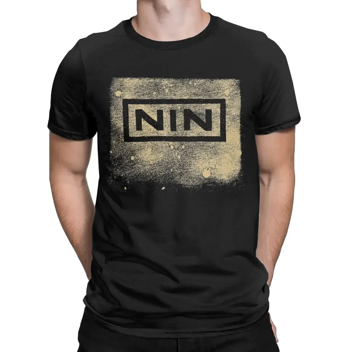 Nine Inch Nails NIN T Shirts Men Cotton Leisure T-Shirts Crew Neck Tee Shirt Short Sleeve Clothing Summer