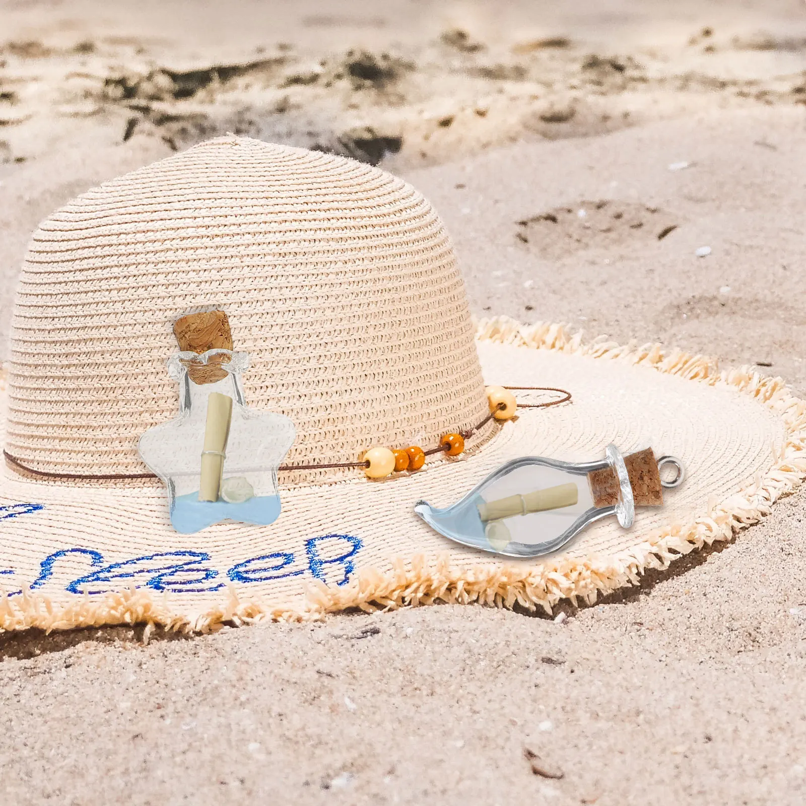 

30Pcs Water Drop Shaped Wishing Bottles Glass Decorative Drift Bottles DIY Corked Jars Multipurpose Storage Wish Jar