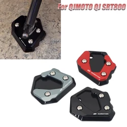 For QJMOTO QJMOTOR QJ SRT800 SRT 800X SRT750 Motorcycle Kickstand Side Stand Extension Pad Widen Foot Side Support Plate