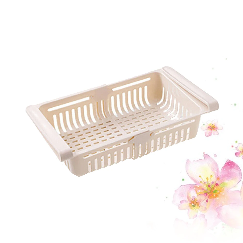 

2 Pcs Storage Box Practical Refrigerator Small Space-saving Vegetable Containers for Fridge Retractable Reusable