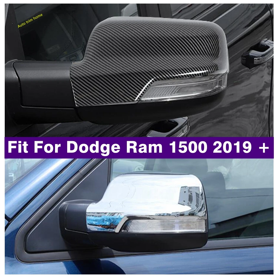 

Rearview Mirror Protector Cover Side Wing Rear View Mirror Case Decoration Trim For Dodge Ram 1500 2019 - 2025 Car Accessories