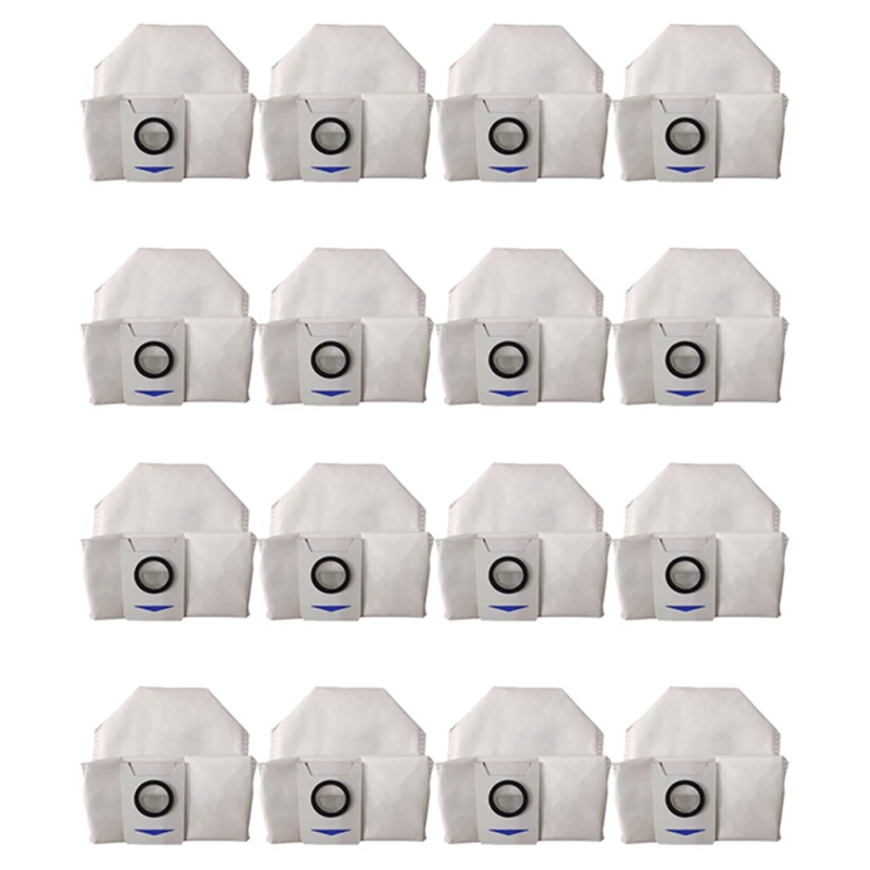 16Pcs For ECOVACS DEEBOT X1 OMNI TURBO Robot Vacuum Cleaner Accessories Dust Bags Replacement Parts