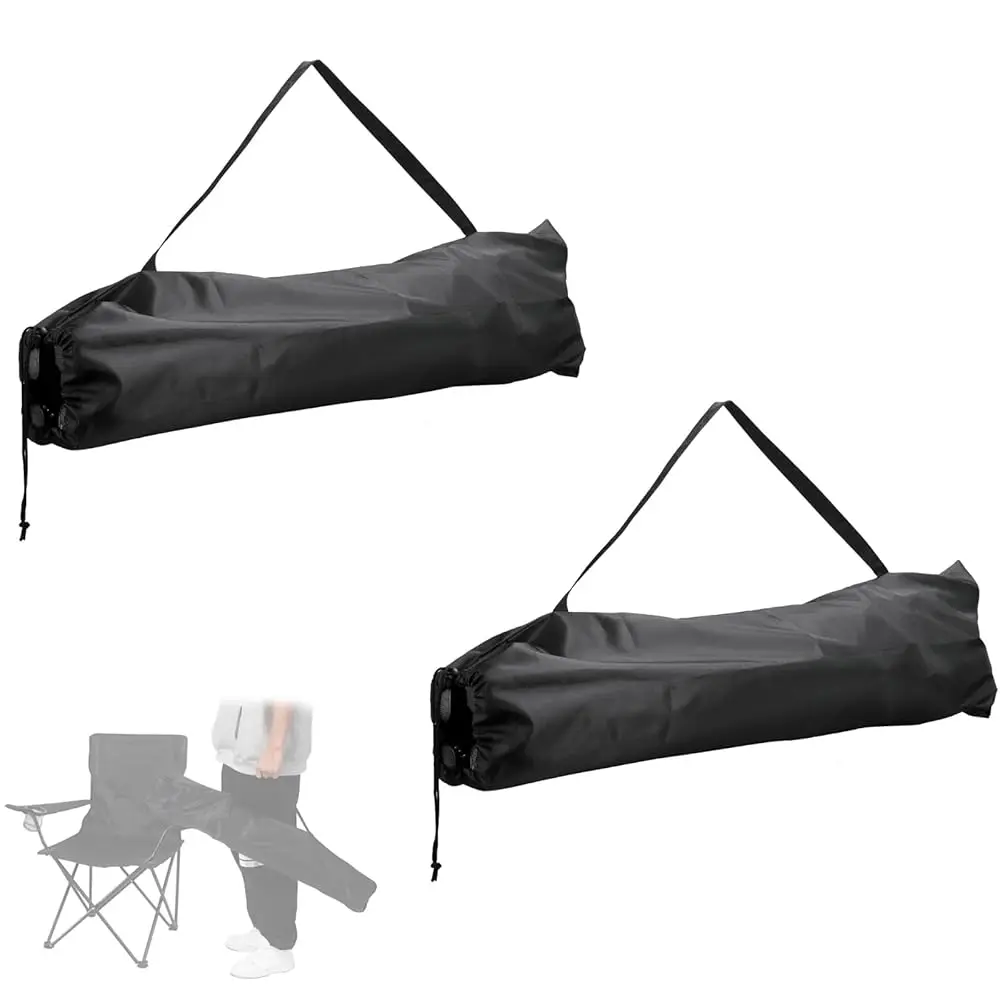 

2-Pack Camp Chair Replacement Bag,39.37 Inches Camping Folding Chair Replacement Bags,Portable,Durable,with Shoulder Strap fo