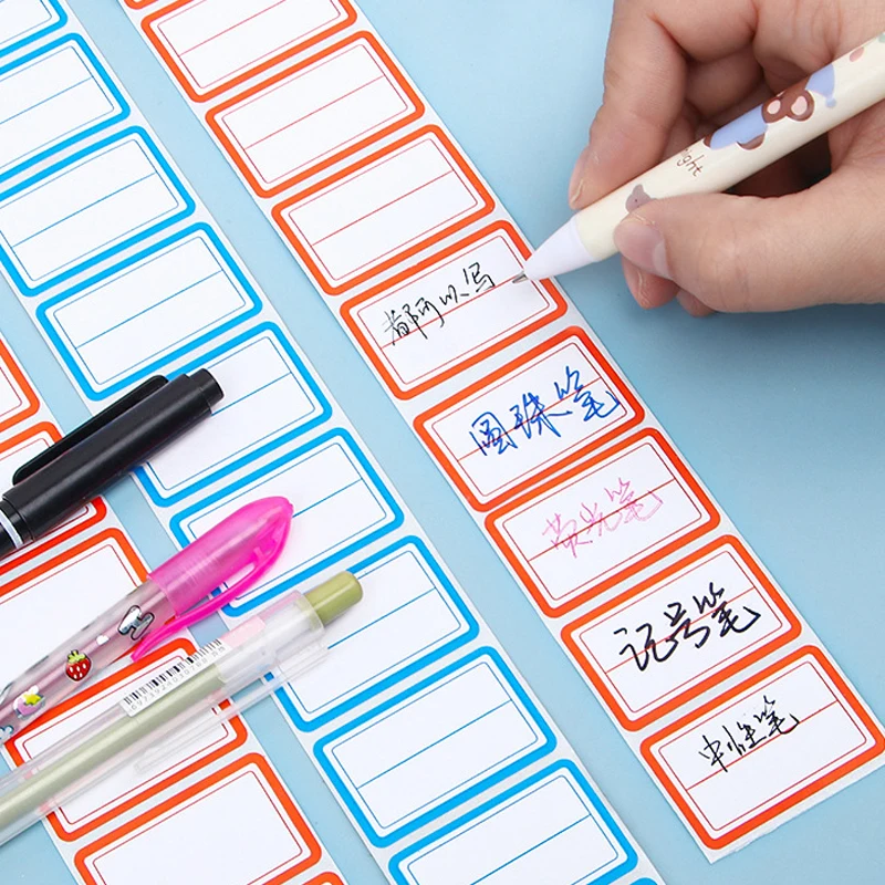 1000pcs/roll Handwritten Self-adhesive Label Paper Self-adhesive Label Name Commodity Price Category Note Sticker