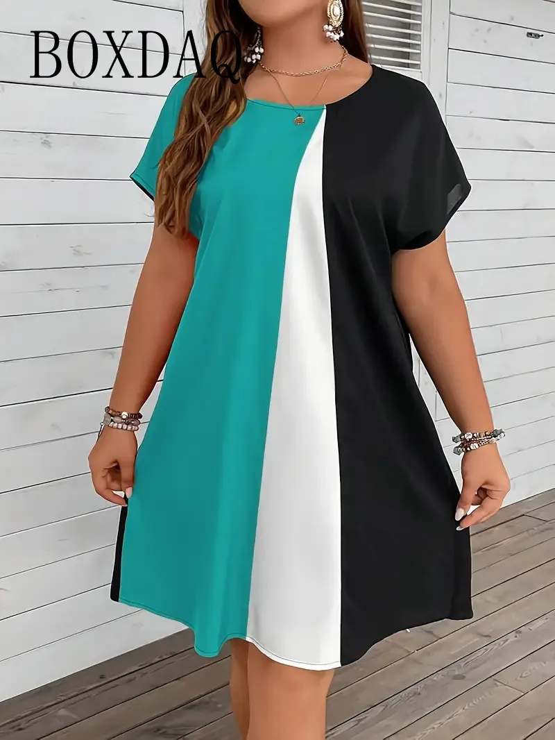 Рисунок 3 - Женское платье больших размеров с принтом