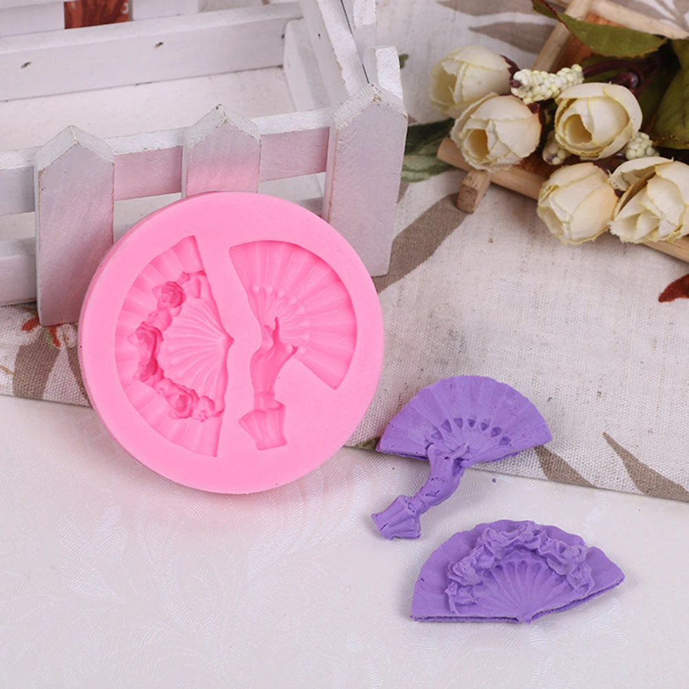 

3 D Cake Decorations Silicone Mold Polymer Clay Molds Fondant Chocolate DIY Baking