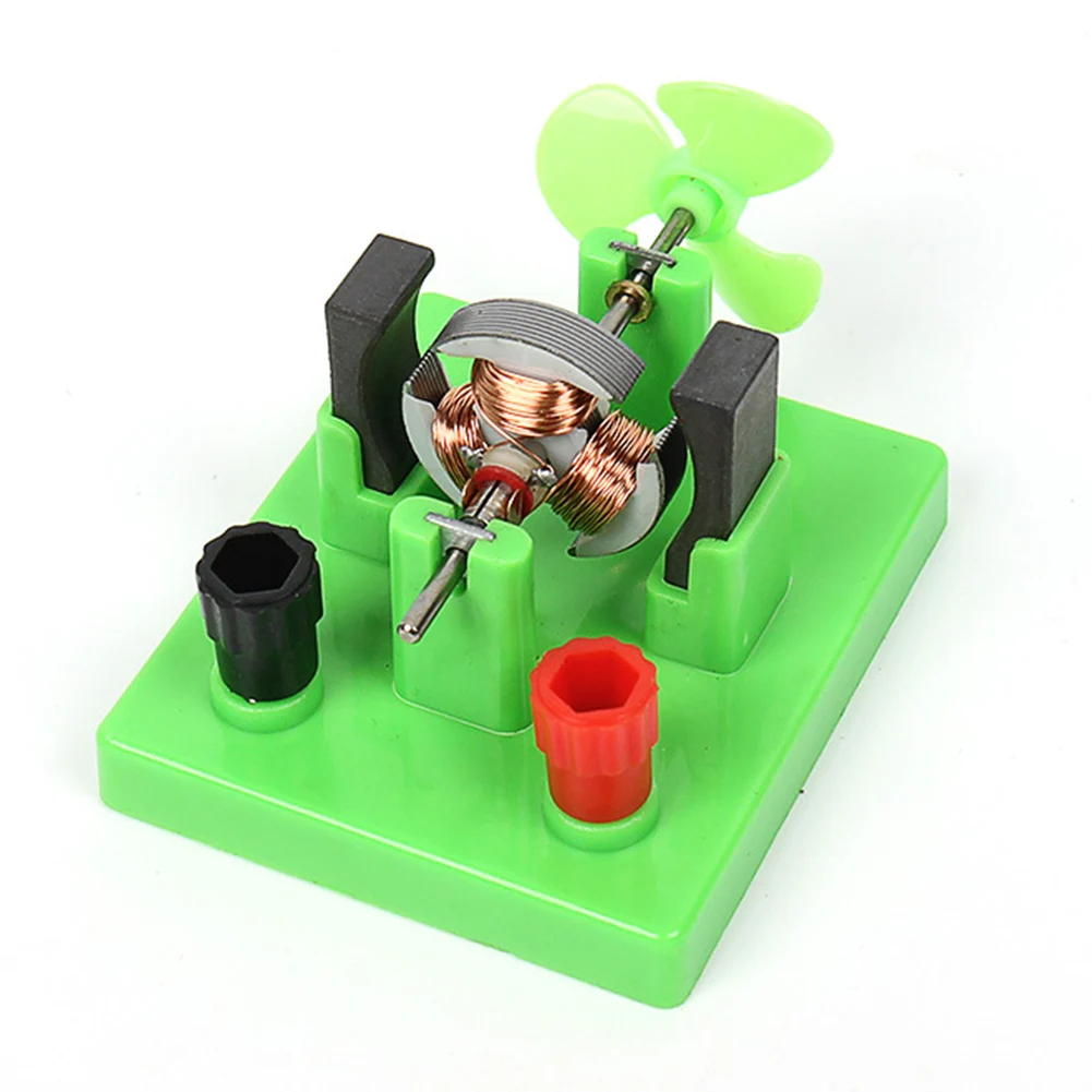 نموذج محرك مباشر مباشر مع مروحة تجربة الدائرة المادية أداة طفل التعليم الإدراك التدريب العملي على القدرة اللعب