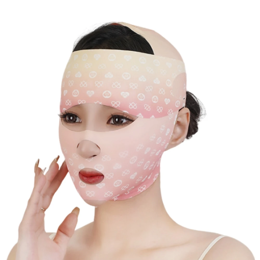 Bandage amincissant pour le visage nickel é, ceinture de levage du visage, ligne en V, façonne le visage, joue, ruisseau, lifting, sangle