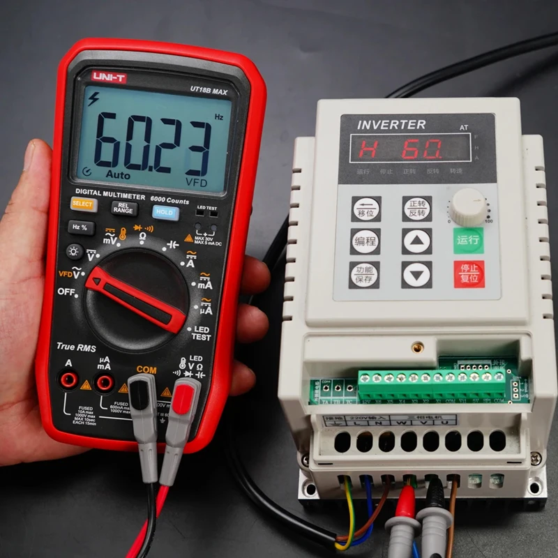 UNI T UT15B/17B/18B ماكس المهنية الرقمية المتعدد تستر الجهد متر مكثف تستر صحيح RMS الكهربائية متعددة متر