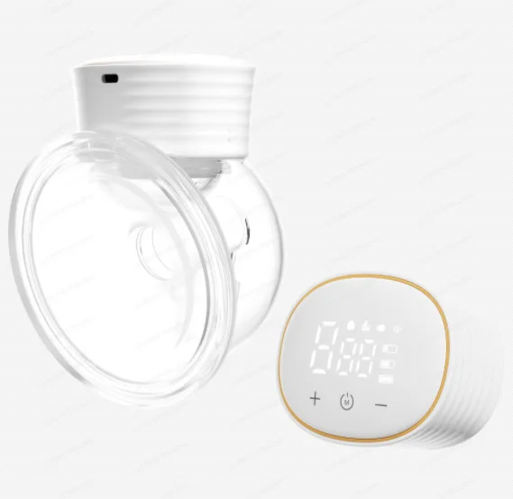 

Cross-border new touch screen fully automatic large suction large capacity hand-free wear integrated easy to carry breast pump