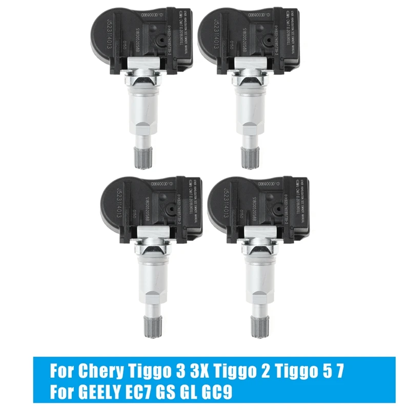 1PCS TPMS Tire Pressure Monitoring Sensor J523114013 For Chery Tiggo 3 3X Tiggo 2 Tiggo 5/7 For GEELY EC7 / GS / GL GC9