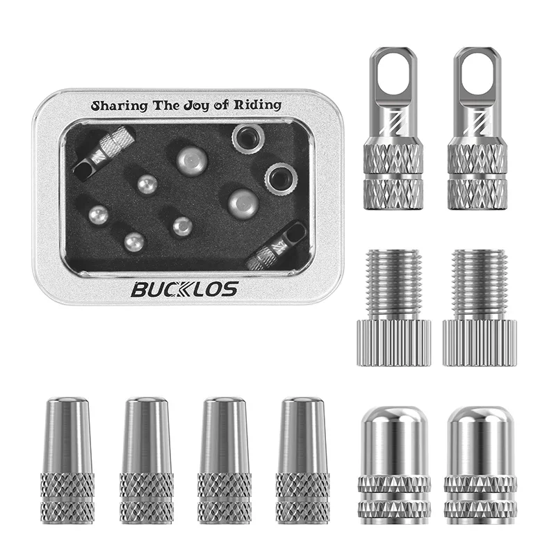 BUCKLOS Fahrrad Tubeless Ventil 40/44/55/60/80/100 MM Fahrrad Ventil Kappe Fahrrad Ventile Adapter F/V Zu A/V Rennrad Presta Ventile