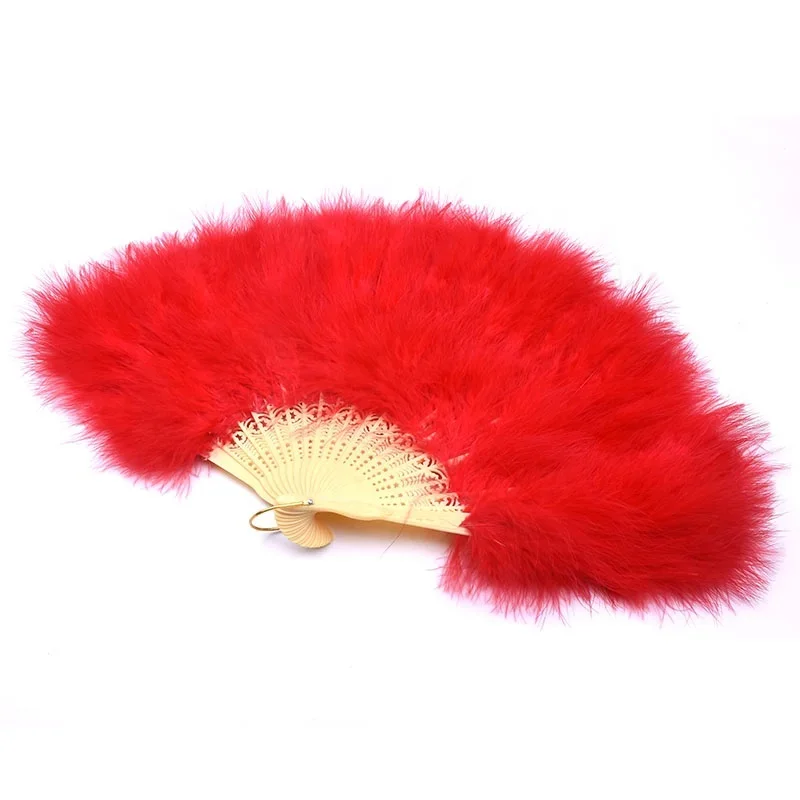 new products arrival decorative standing hand feather fan