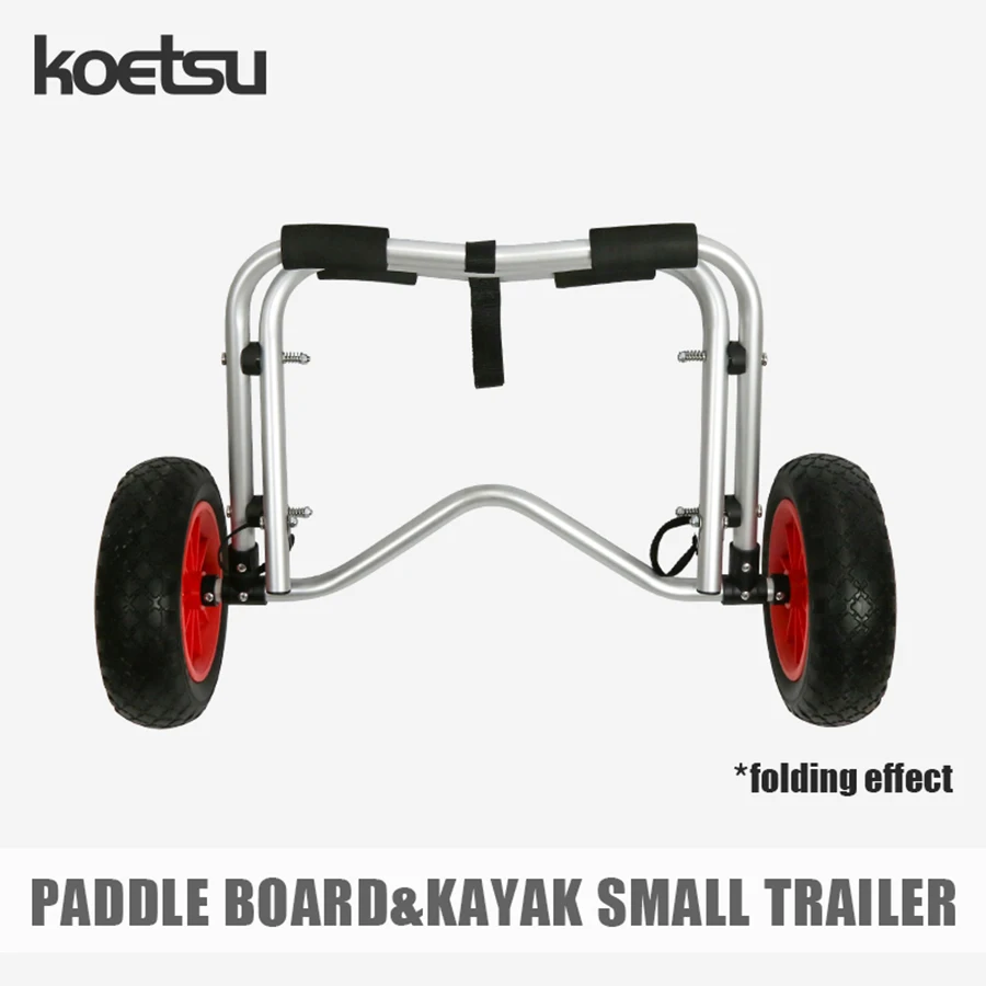 KOETSU-SUP Paddle Kayak Trolley Canoa kayak aAssault Boat Drifting Boat, aleación de aluminio, Tailer móvil