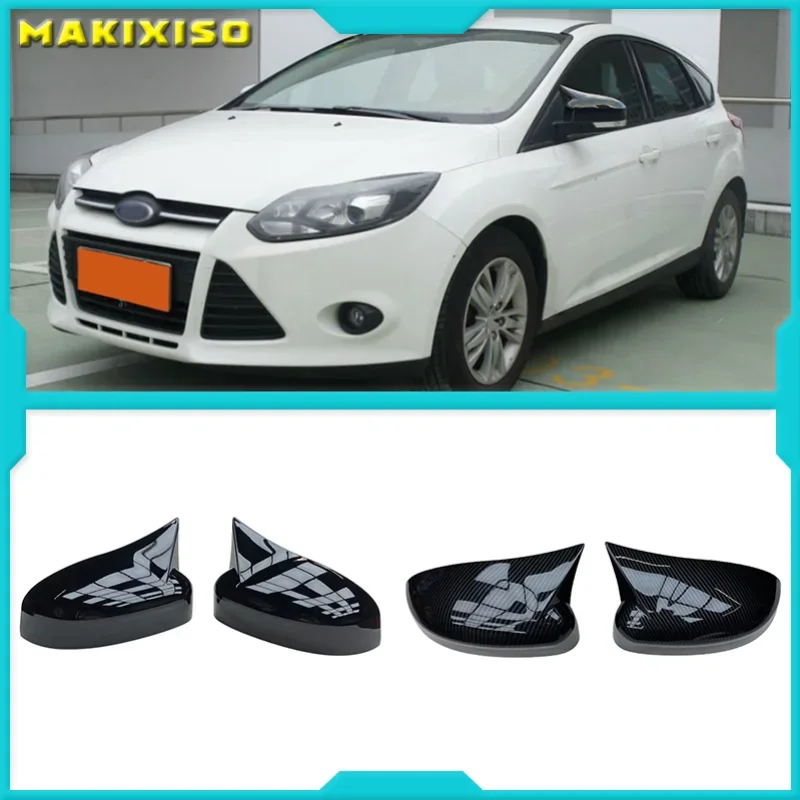 

Rearview Mirror Cap Wing Side Mirror Cover Fit for FORD FOCUS 2011,2012,2013,2014, Car Accessories Replacement