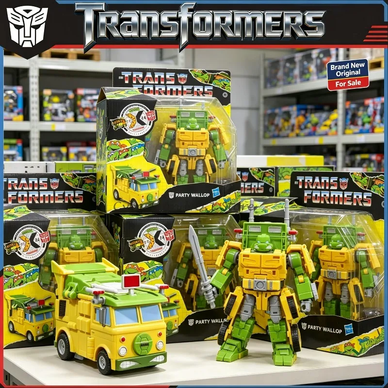 

Transformer Toys Deformation Robots Teenage Mutant Ninja Turtles X Transformers Collaboration Collectible Action Figures Model