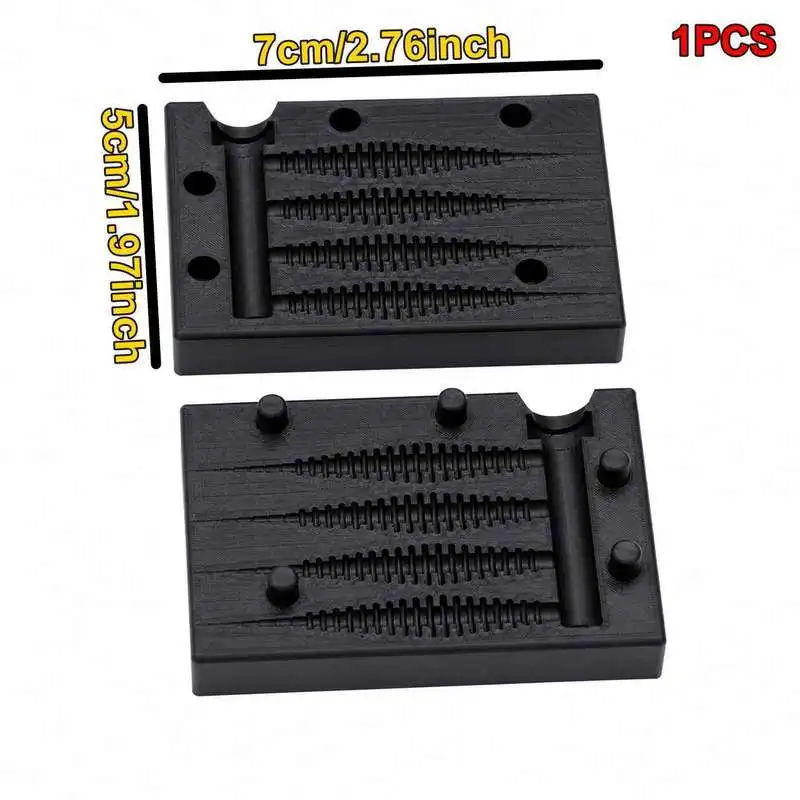 3-in-1 2 Inch Soft Fishing Lure Mold, Multi Cavity Bait Making Tool for Angler image 2
