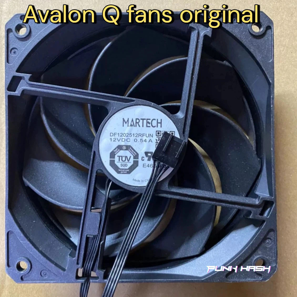 4x Avalon Q Fan Canaan Avalon Fan DF1202512RFUN (Avalon Q)