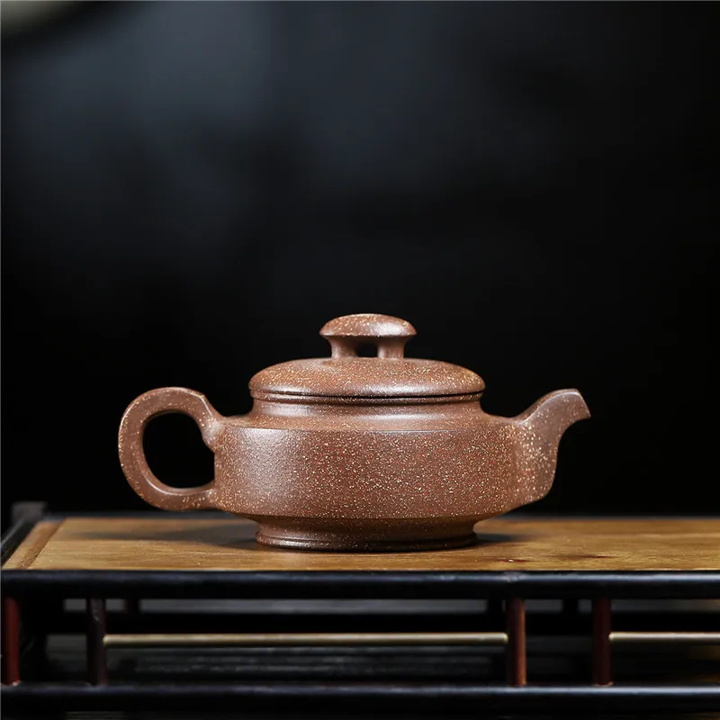 Yixing Pure Handmade Purple Clay Pot Rare Raw Mineral Colorful Section Mud Bridge Kung Fu Tea Set Move