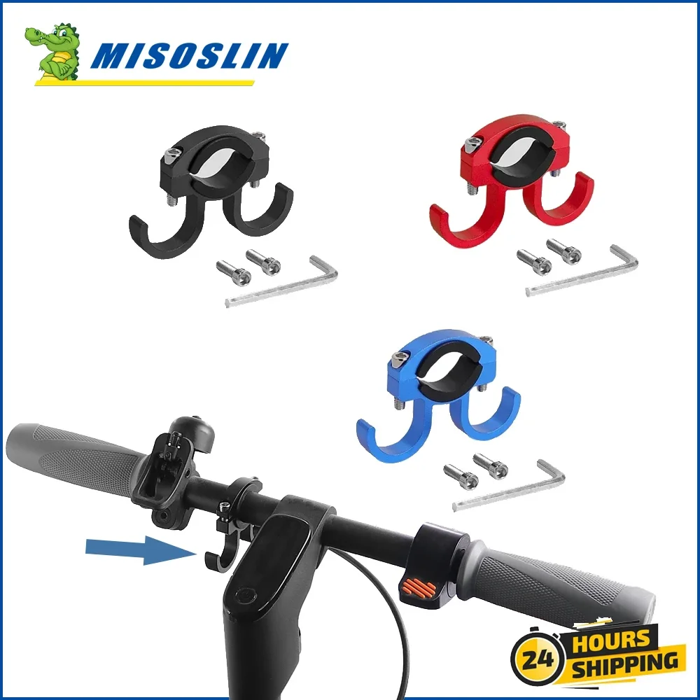 Hanging Bag Hook For Ninebot Max G30 G30D F20 F30 F40 Electric Scooter Aluminium Alloy Double Claw Hanger Gadget Hook Accessory