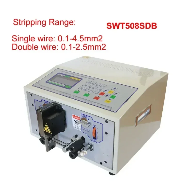 for 0.1-8.0mm2 Automatic Adjustable Wire Stripping Peeling Cutting Machine SWT508C SWT508SD SWT508E Cable Stripper 220V 110V