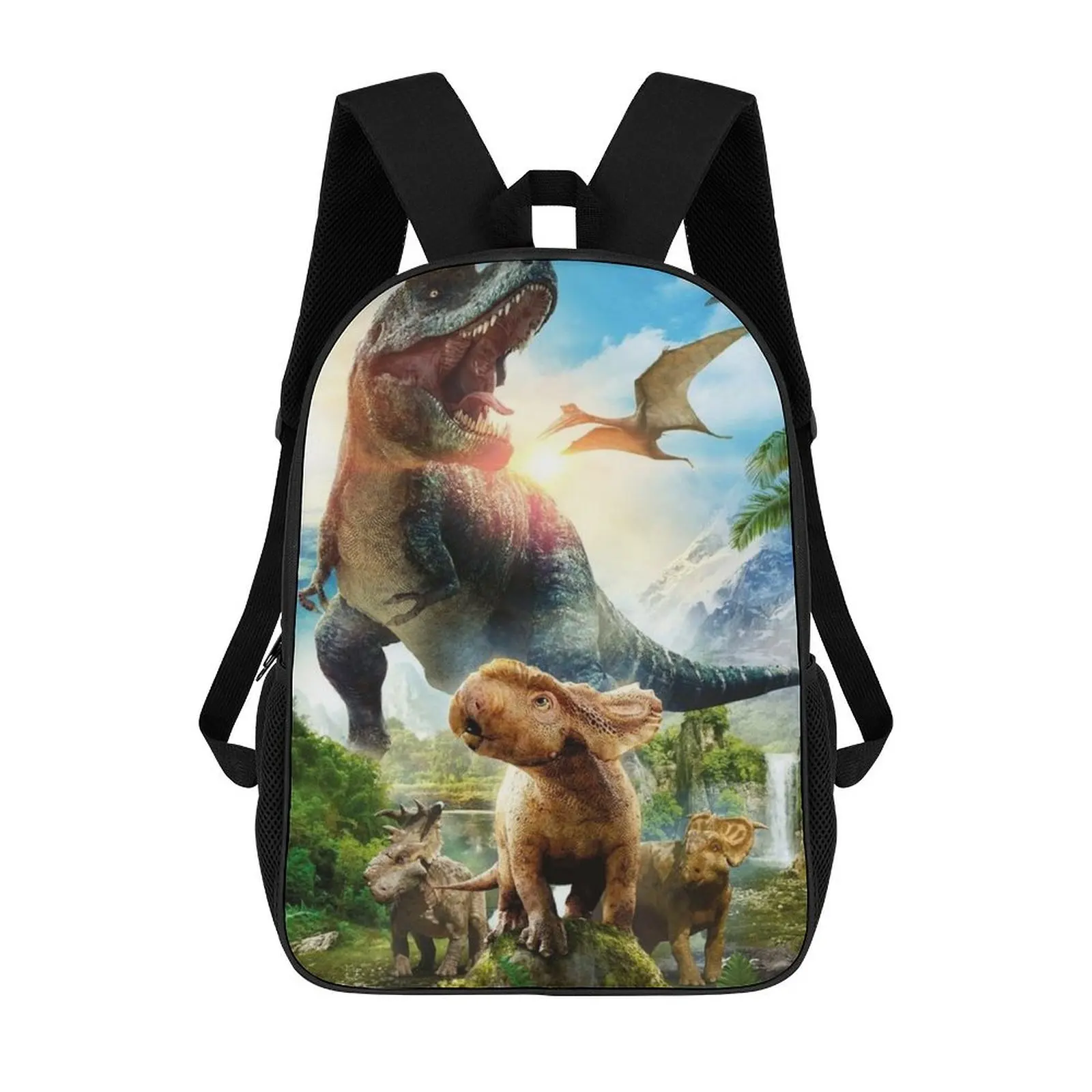 Back To School Season Teen Dinosaur Backpack 3d Printed Custom Backpack Pattern Cool Boy Backpack 17 Inch