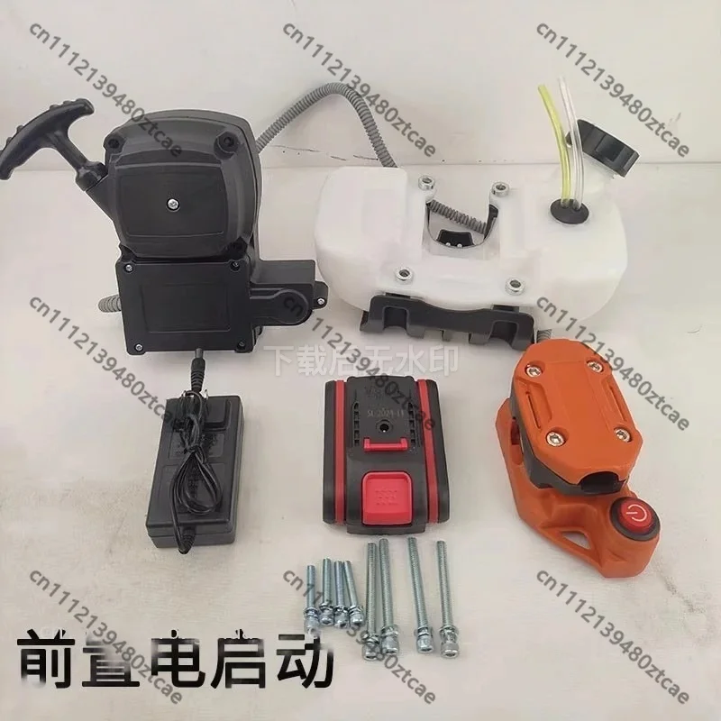 Two-stroke Engine Lawn Mower Electric Starter Manual Pull Disc Assembly Ground Drilling Rig Accessories
