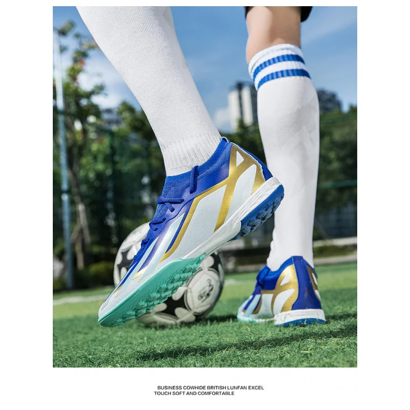 

2025 Football Shoes Men Football Boots Ultralight Adult Kids Training Soccer Shoes TF/FG Outdoor Sports Shoes Futsal Professiona