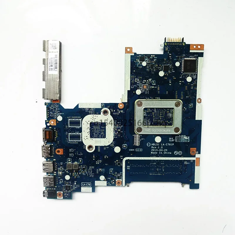 Used FOR HP Notebook 15-AF Laptop Motherboard A4-5000 CPU LA-C781P 823937-001 823937-501 823937-601 Main Board