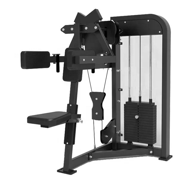 Gym Commercial Fitness Equipment Dual Pin Selected Loaded Back Chest Shoulder Lifting Press Training Machine Trainer