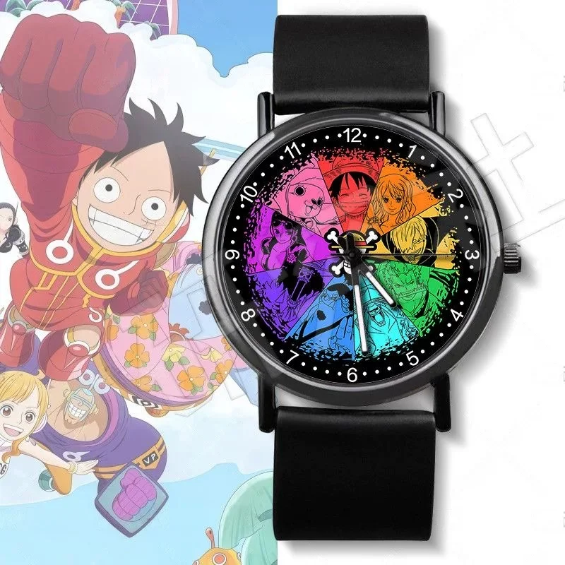 

Аниме цельные часы Luffy Usopp Zoro Nami водостойкие электронные наручные часы украшения аксессуары часы с механизмом подарки для детей