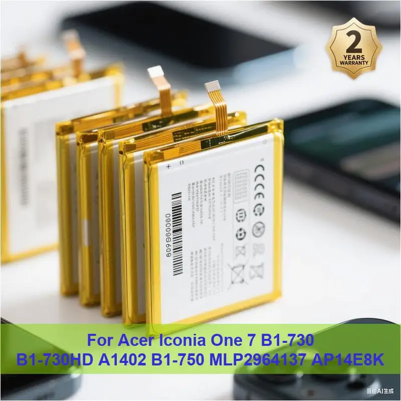 

Battery For Acer lconia One 7 B1-730 B1-730HD A1402 B1-750 MLP2964137 AP14E8K