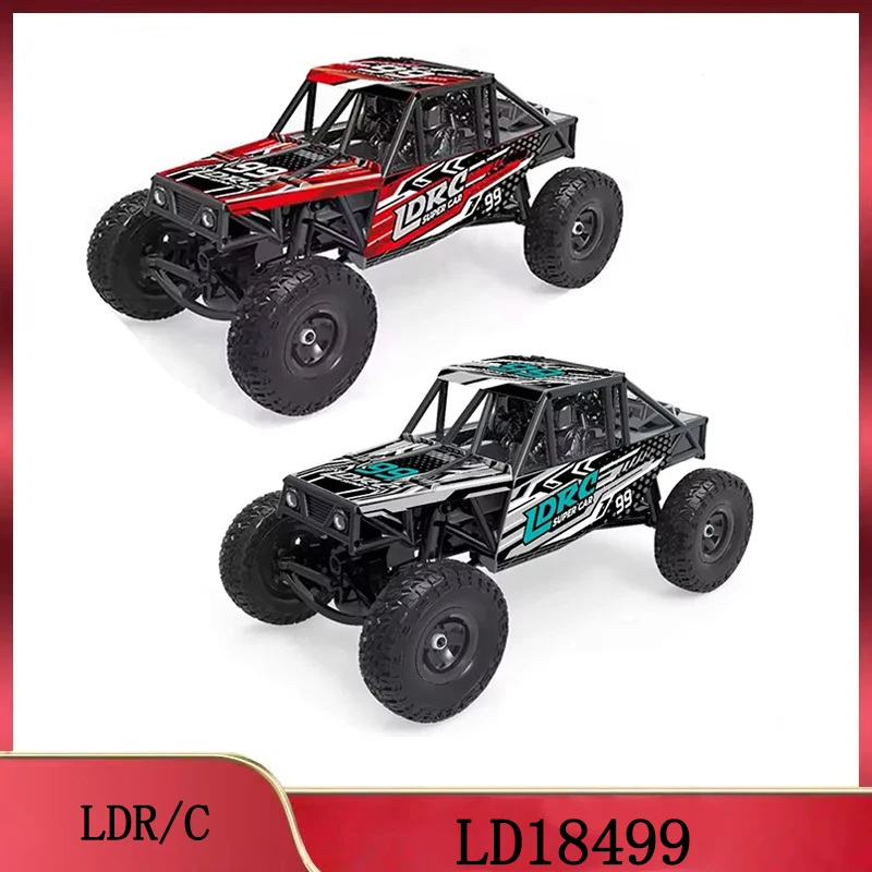 

LDRC LD18499 1:18 Scale 4x4 4WD RC Car - Off-Road Remote Control Climbing Toy Vehicle, Boys Birthday Gift