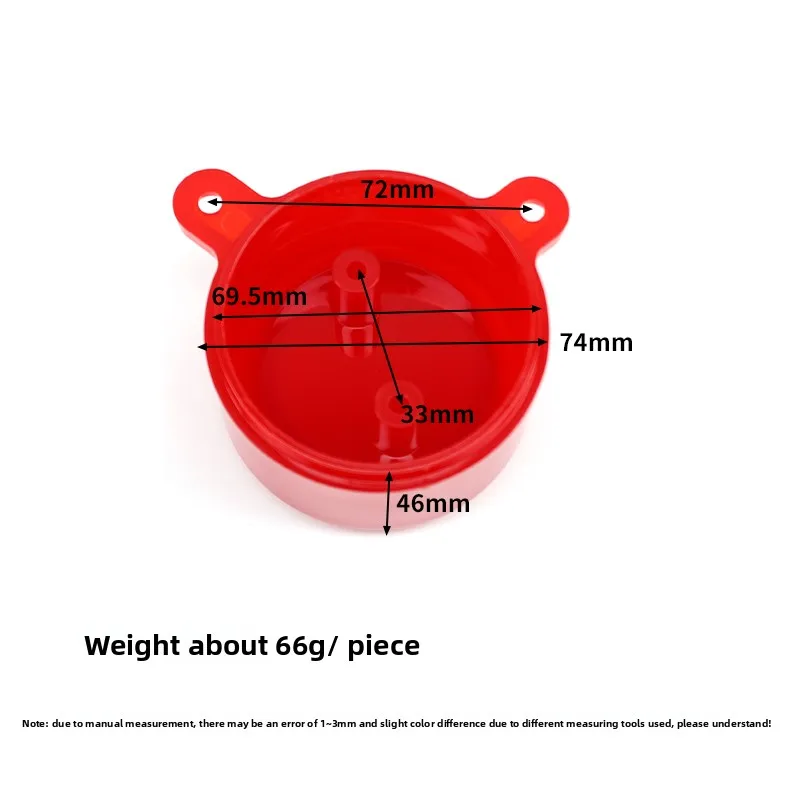 Red T-Shaped Lamp Cover for TT Motorcycle Game Universal Arcade Machine Plastic Rear Light Coin Operated Games