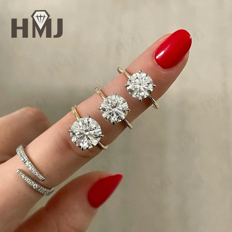 Anpassbarer Verlobungs-Solitärring aus 14-karätigem 18-karätigem Gold, 1 Karat, 5 Karat ovaler VVS1-Verlobungsring mit Moissanit-/Laborgewachsenem Diamant – Detail 12
