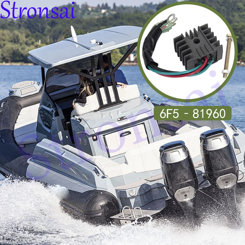 

Регулятор выпрямителя для 2-тактного подвесного двигателя Yamaha Mariner Mariner 4Hp‐70Hp 6F5‐81960 6F5‐81960-00 6F5‐81960-10