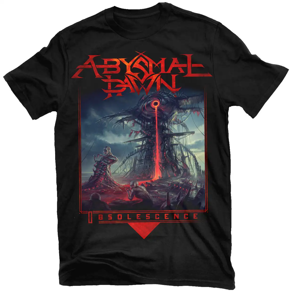 Abysmal Dawn Obsolescence Band T-Shirt 100% Cotton Graphic Tee Men Women Summer Streetwear Top